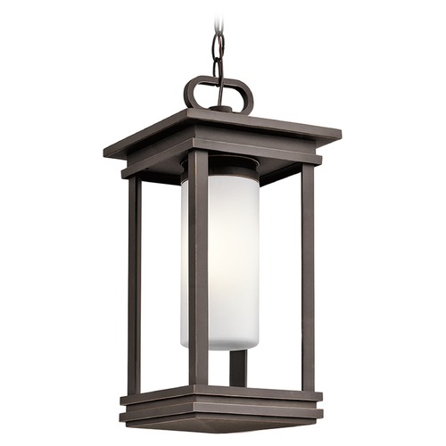 Kichler Lighting South Hope 19-Inch High Outdoor Hanging Light in Rubbed Bronze by Kichler Lighting 49493RZ