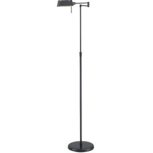 modern floor l with white shade in dark bronze finish modern floor l with white shade in dark bronze finish