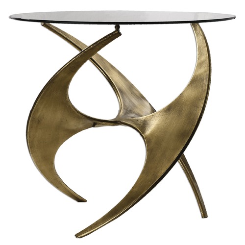 Uttermost Lighting Uttermost Antique Gold Accent Table 24516