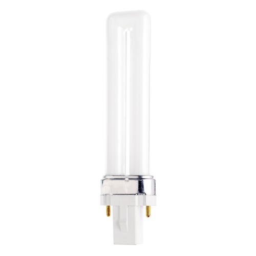 Satco Lighting Compact Fluorescent Twin Tube Light Bulb 2-Pin Base 4100K by Satco Lighting S6704