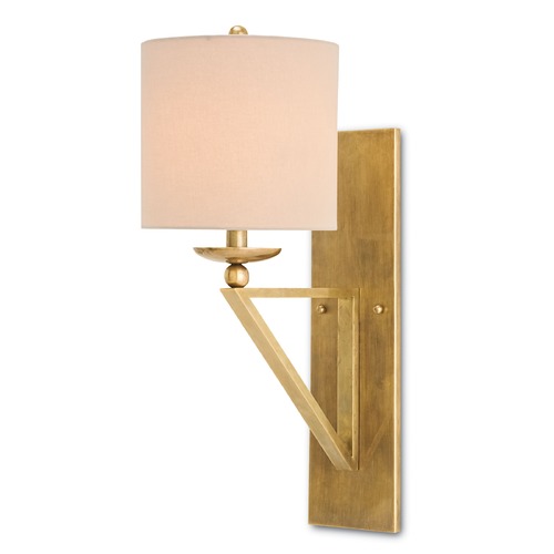 Currey and Company Lighting Mid-Century Modern Sconces Vintage Brass Anthology by Currey and Company Lighting 5181