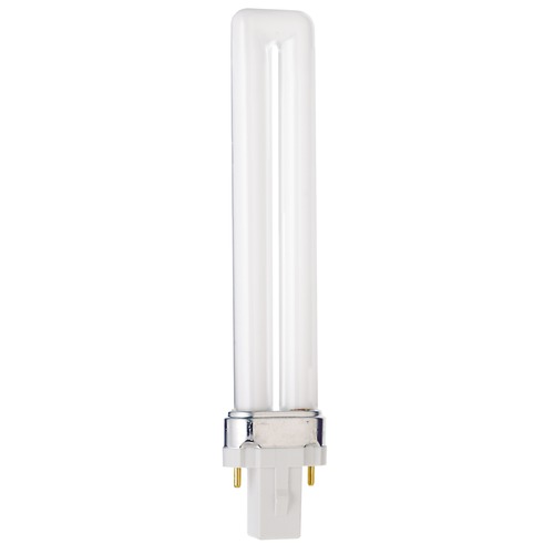 Satco Lighting Compact Fluorescent Twin Tube Light Bulb 2-Pin Base 4100K by Satco Lighting S6708