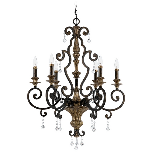 Quoizel Lighting Marquette Chandelier in Heirloom by Quoizel Lighting MQ5006HL