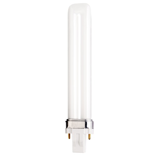 Satco Lighting Compact Fluorescent Twin Tube Light Bulb 2-Pin Base 4100K by Satco Lighting S6712