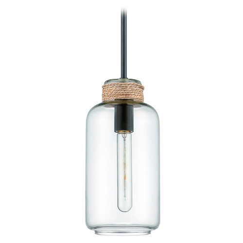Craftmade Lighting Espresso with Rope Accent Mini Pendant by Craftmade Lighting P435ESP1