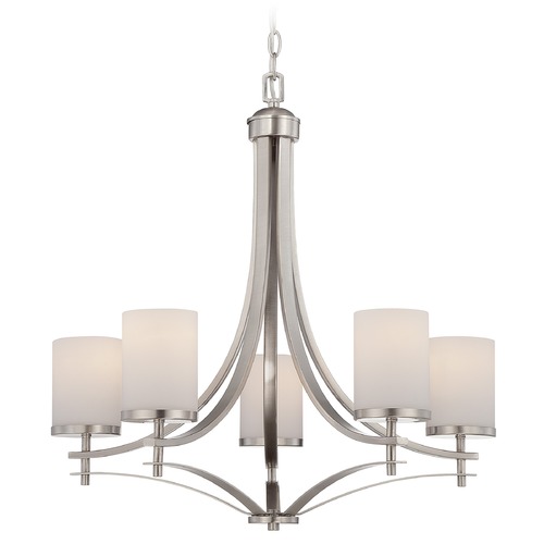 Savoy House Colton 26-Inch Satin Nickel Chandelier by Savoy House 1-330-5-SN