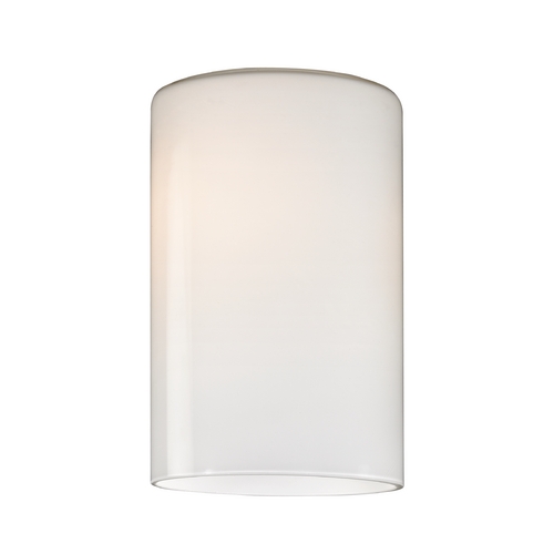 Design Classics Lighting Opal White Glass Cylinder Shades, Lipless, 1-5/8-In Fit GL1024C
