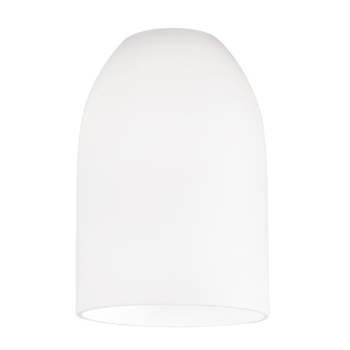 Design Classics Lighting White Dome Glass Shade - Lipless with 1-5/8-Inch Fitter Opening GL1028D