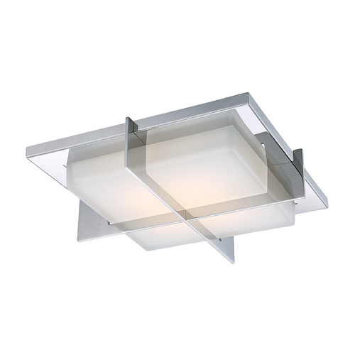 Modern Forms by WAC Lighting Razor 15.75-Inch LED Flush Mount in Stainless Steel by Modern Forms FM-4716-SS