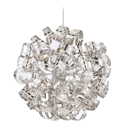 Quoizel Lighting Ribbons 31-Inch Pendant in Crystal Chrome by Quoizel Lighting RBN2831CRC