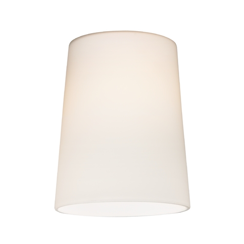 Design Classics Lighting Satin White Cone Glass Shade - Lipless with 1-5/8-Inch Fitter Opening GL1027