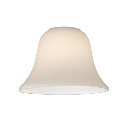 Design Classics Lighting Bell Glass Shade in Satin White - Lipless with 1-5/8-Inch Fitter GL1032-WH