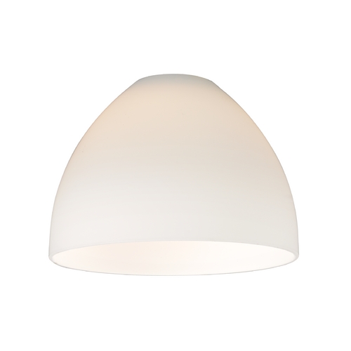 Design Classics Lighting Satin White Glass Shade - 1-5/8-Inch Fitter Opening GL1033-WH