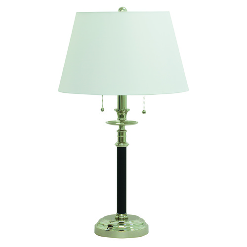 House of Troy Lighting Bennington Black with Polished Nickel Table Lamp by House of Troy Lighting B550-BPN