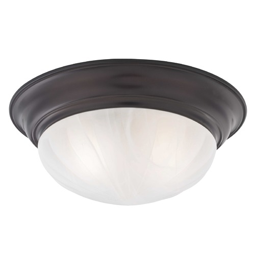 Design Classics Lighting 14-Inch Bronze Flushmount Ceiling Light 1562-30