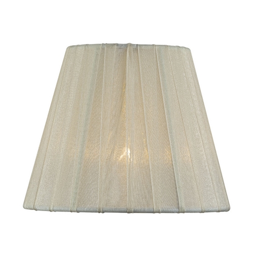 Lite Source Lighting Pleated Cream Empire Lamp Shade with Clip-On Assembly by Lite Source Lighting CH5207-6