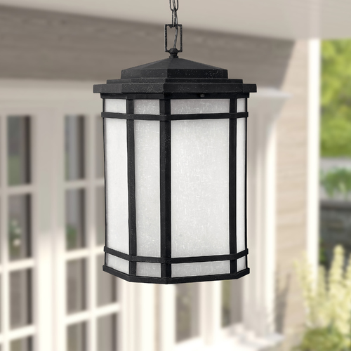 Hinkley Cherry Creek LED Outdoor Hanging Light in Vintage Black by Hinkley Lighting 1272VK-LED