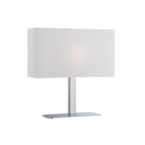 Lite Source Lighting Modern Console & Buffet Lamp in Chrome by Lite Source Lighting LS-21797C/WHT