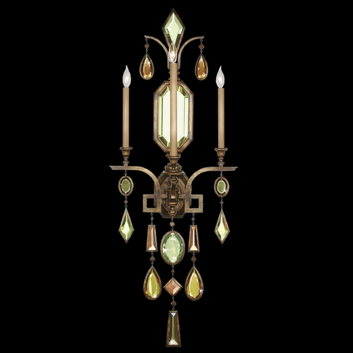 Fine Art Lamps Fine Art Lamps Encased Gems Bronze Patina Sconce 710450-1ST