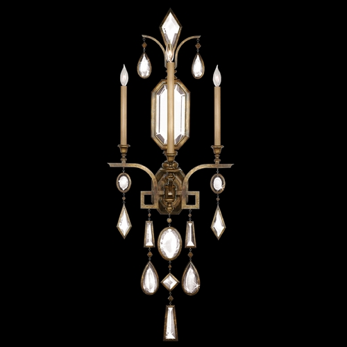 Fine Art Lamps Fine Art Lamps Encased Gems Bronze Patina Sconce 710450-3ST