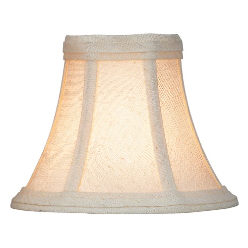 Lite Source Lighting Beige Bell Lamp Shade with Clip-On Assembly by Lite Source Lighting CH507-6