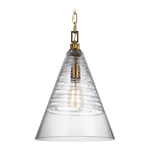 Visual Comfort Studio Collection Elmore Pendant in Burnished Brass by Visual Comfort Studio P1445BBS