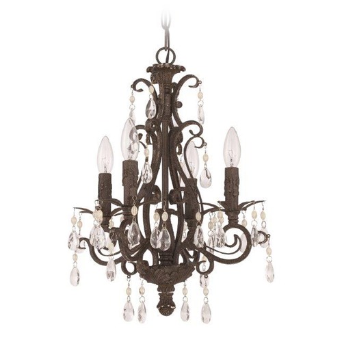 Craftmade Lighting Englewood 14.38-Inch Wide French Roast Chandelier by Craftmade Lighting 25614-FR