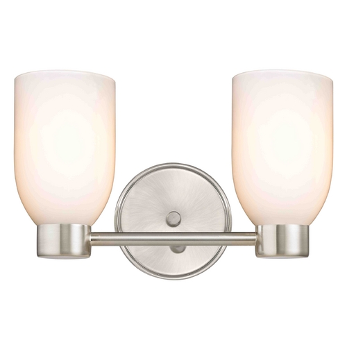 Design Classics Lighting Aon Fuse Satin Nickel Bathroom Light 1802-09 GL1024D