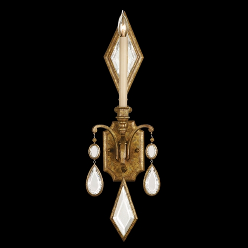Fine Art Lamps Fine Art Lamps Encased Gems Gold Leaf Sconce 728850-3ST