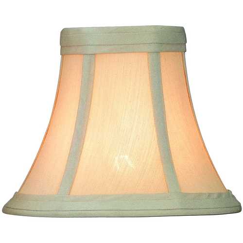 Lite Source Lighting Linen Bell Lamp Shade with Clip-On Assembly by Lite Source Lighting CH543-6