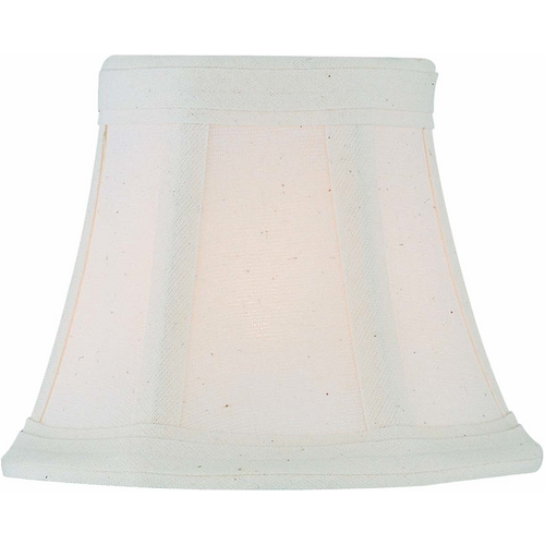 Lite Source Lighting Off-White Bell Lamp Shade with Clip-On Assembly by Lite Source Lighting CH5183-5