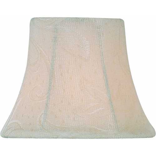 Lite Source Lighting Off-White Bell Lamp Shade with Clip-On Assembly by Lite Source Lighting CH5196-5