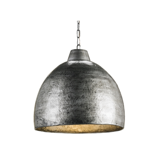 Currey and Company Lighting Farmhouse Pendant Light Blackened Steel Earthshine by Currey and Company Lighting 9782