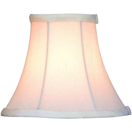 Lite Source Lighting White Bell Lamp Shade with Clip-On Assembly by Lite Source Lighting CH526-6