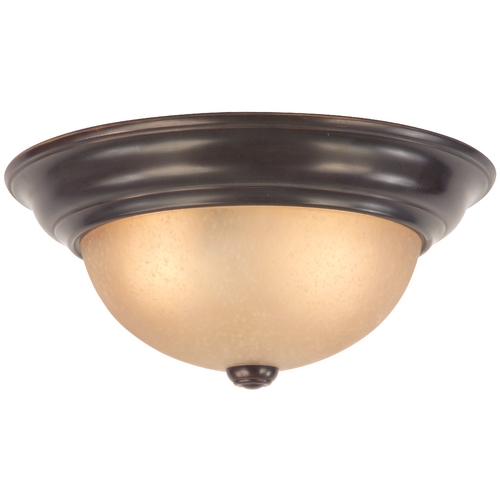 Antique Bronze 14Inch Flushmount Ceiling Light Fixture 539220