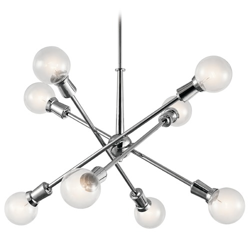 Kichler Lighting Armstrong 8-Light Sputnik Chandelier in Chrome by Kichler Lighting 43118CH