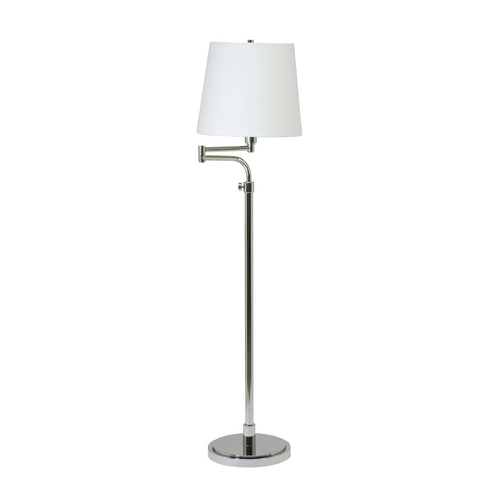 House of Troy Lighting Townhouse Swing-Arm Floor Lamp in Polished Nickel by House of Troy Lighting TH700-PN