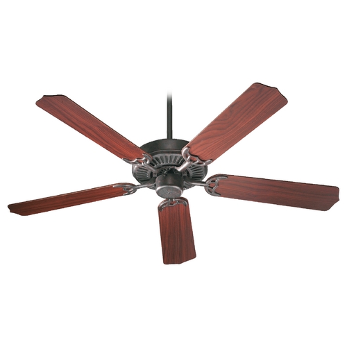 Quorum Lighting Capri I Toasted Sienna Ceiling Fan Without Light by Quorum Lighting 77525-44