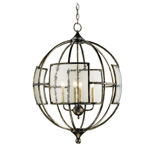 Currey and Company Lighting Pendant Light in Pyrite Bronze Finish 9750