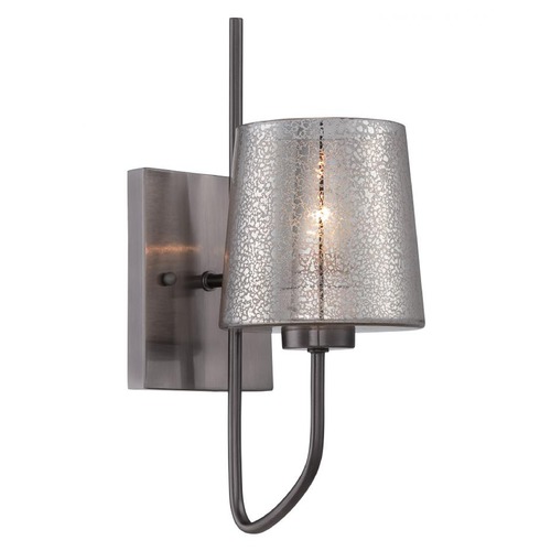 Meridian Wall Sconce with Mercury Glass Shade 253K01BC Destination Lighting