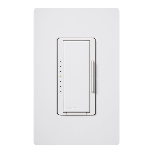 Lutron Dimmer Controls Maestro Digital Fade CL LED Dimmer in White Single Pole/3-Way/Multi MACL-153M-WH