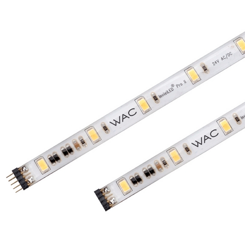 WAC Lighting 24V LED Tape Light 12-Inch 4500K in White by WAC Lighting LED-TX2445-1-WT