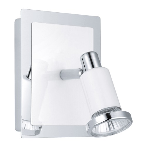Eglo Lighting Eglo Eridan Chrome / Shiny White Sconce 200096A
