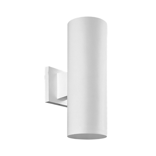 Progress Lighting Cylinder White Outdoor Wall Light by Progress Lighting P5713-30
