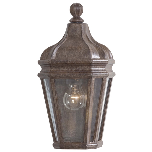 Minka Lavery Outdoor Wall Light with Clear Glass in Vintage Rust by Minka Lavery 8697-61