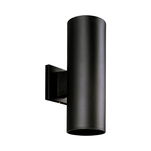 Progress Lighting Cylinder Black Outdoor Wall Light by Progress Lighting P5713-31