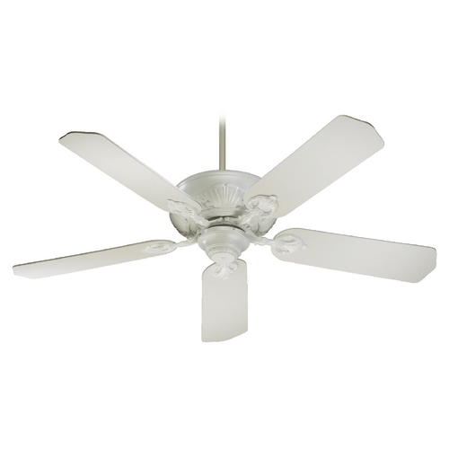 Quorum Lighting Chateaux Studio White Ceiling Fan Without Light by Quorum Lighting 78525-8