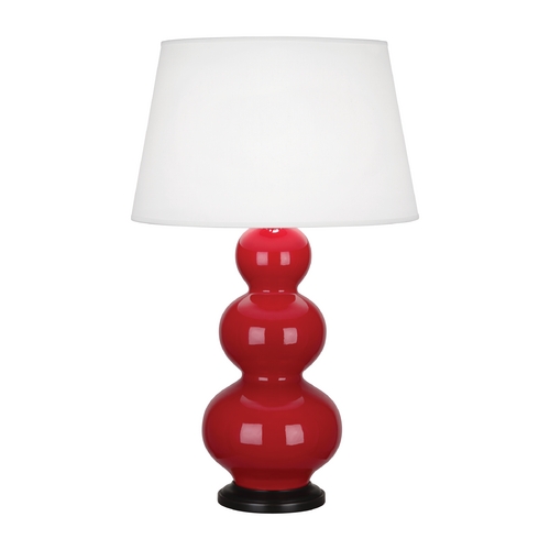 Robert Abbey Lighting 32.75-Inch Triple Gourd Table Lamp in Ruby Red by Robert Abbey RR41X