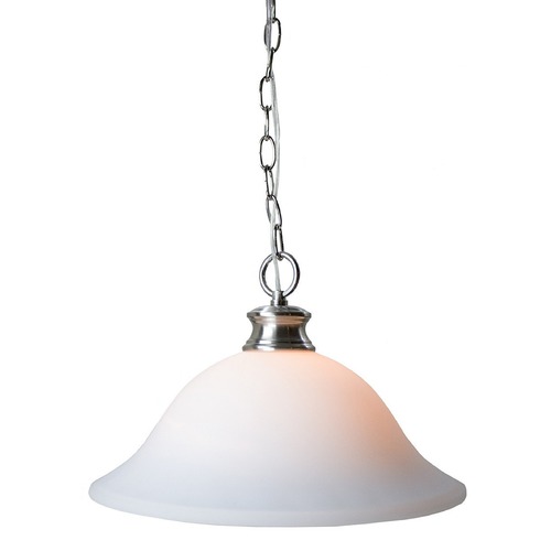 Design Trends Lighting Plug-In Swag Pendant Light with Alabaster Glass SO121-09