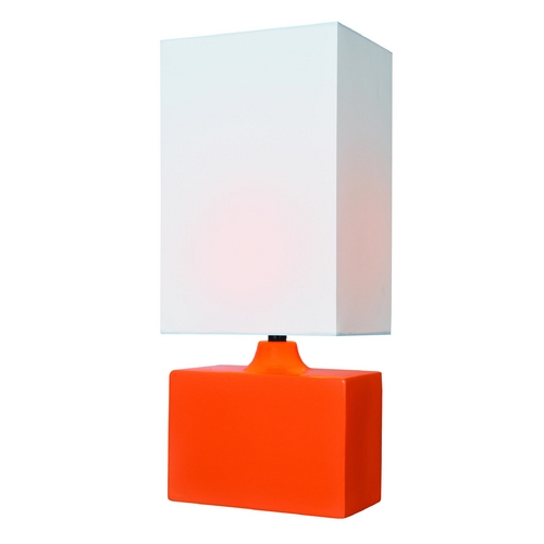 Lite Source Lighting Kara Orange Table Lamp by Lite Source Lighting LS-22378ORN